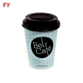 Customized full color pvc coffee cup stickers